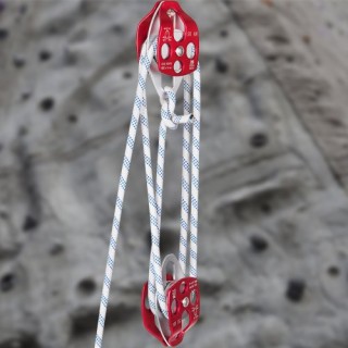 Διπλό Τροχαλία VEVOR με Σχοινί 6600-7705LBS  SHLSJTZ12MM46MJLSV0