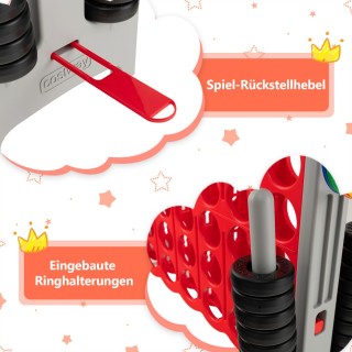 Costway Υπερμεγέθης Έκδοση του Κλασικού Παιχνιδιού 4-Στη-Σειρά με ... Costway Υπερμεγέθης Έκδοση του Κλασικού Παιχνιδιού 4-Στη-Σειρά με ...