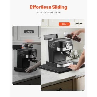 VEVOR Μαύρος Συρόμενος Δίσκος 13 x 16 ιντσών για Καφετιέρα CFSBHK13...