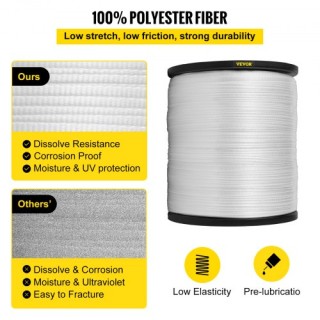 VEVOR Ταινία Έλξης 1250Lbs, 3153 x 1/2 για Καλώδια & Σωλήνες DL12.... VEVOR Ταινία Έλξης 1250Lbs, 3153 x 1/2 για Καλώδια & Σωλήνες DL12....