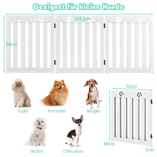 Costway Ξύλινη Ελεύθερη Πόρτα Κατοικιδίων για Προστασία Σκύλων PW10...