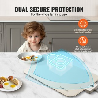 VEVOR Ηλεκτρικός Δίσκος Θέρμανσης Τροφίμων με Ρυθμιζόμενη Θερμοκρα... VEVOR Ηλεκτρικός Δίσκος Θέρμανσης Τροφίμων με Ρυθμιζόμενη Θερμοκρα...