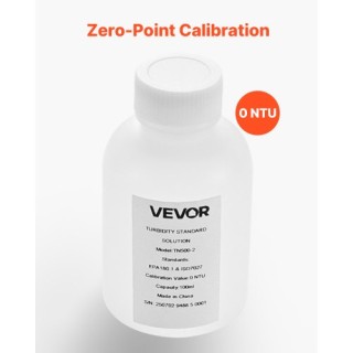 VEVOR Διάλυμα Βαθμονόμησης Θολότητας 0 NTU, 100 ml, Συμβατό με Τουρ...