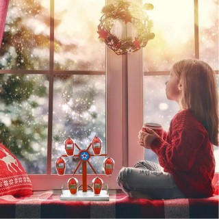 BAKAJI Μεταλλικός Διακοσμητικός Τροχός Πανοραμικής Θέασης Χριστουγ... BAKAJI Μεταλλικός Διακοσμητικός Τροχός Πανοραμικής Θέασης Χριστουγ...