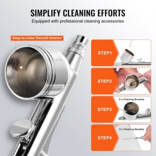 Σετ Αερογράφου VEVOR με Διπλό Ανεμιστήρα και Αεροσυμπιεστή 3.5L  JC...