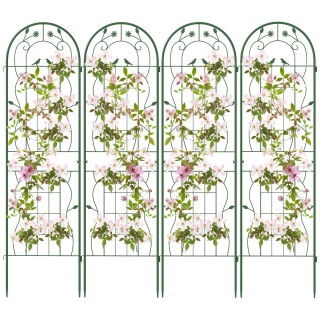 Costway Σετ 4 Μεταλλικών Πλεγμάτων Διακοσμητικού Κήπου, Ελεύθερο Στ... Costway Σετ 4 Μεταλλικών Πλεγμάτων Διακοσμητικού Κήπου, Ελεύθερο Στ...