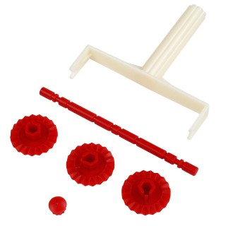 Kraft&Dele Χειροκίνητη Μηχανή Ζυμαρικών 3 σε 1 από Ανοξείδωτο Ατσάλ... Kraft&Dele Χειροκίνητη Μηχανή Ζυμαρικών 3 σε 1 από Ανοξείδωτο Ατσάλ...