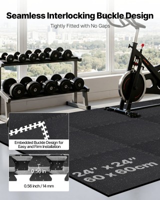 VEVOR Σετ Αφρώδης Πλακιδίων Γυμναστικής, 12 Τεμ., Υψηλής Πυκνότητας... VEVOR Σετ Αφρώδης Πλακιδίων Γυμναστικής, 12 Τεμ., Υψηλής Πυκνότητας...