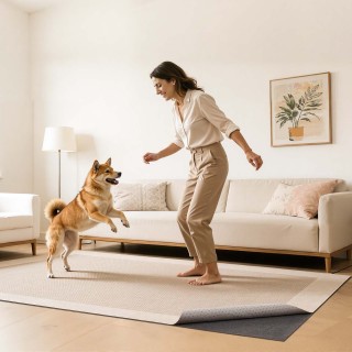 VEVOR Αντιολισθητικό Χαλάκι 3.05 x 4.27 μ, Μη Ολίσθηση Ροδώματος με...