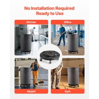 VEVOR 2 Πακέτα Στρογγυλή Βάση Κάδου για 20, 32, 44, 55 Γαλόνια LJTT...