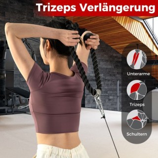 Προσαρτήματα 4 τμχ και Σχοινί για Εκγύμναση Τρικεφάλων COSTWAY ... Προσαρτήματα 4 τμχ και Σχοινί για Εκγύμναση Τρικεφάλων COSTWAY ...