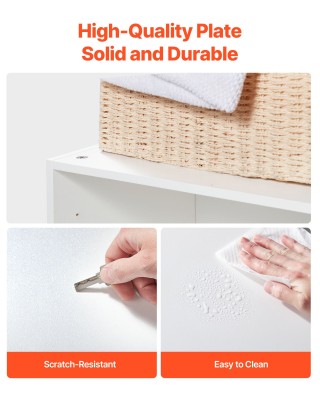 VEVOR Ντουλάπι Τοίχου Δίφυλλο Λευκό με Ρυθμιζόμενο Ράφι, 40.6 x 91.... VEVOR Ντουλάπι Τοίχου Δίφυλλο Λευκό με Ρυθμιζόμενο Ράφι, 40.6 x 91....