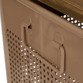 Atmosphera Σετ 3 Διακοσμητικά Σεντούκια Αποθήκευσης από Ατσάλι και ...