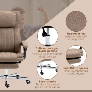 Vinsetto Καρέκλα Γραφείου με Μασάζ και Υποπόδιο, με Τηλεχειριστήρι... Vinsetto Καρέκλα Γραφείου με Μασάζ και Υποπόδιο, με Τηλεχειριστήρι...