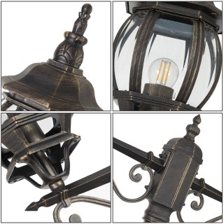 BAKAJI Κλασικό Βικτωριανό Φανάρι Κήπου με 2 Φανάρια από Αλουμίνιο ... BAKAJI Κλασικό Βικτωριανό Φανάρι Κήπου με 2 Φανάρια από Αλουμίνιο ...