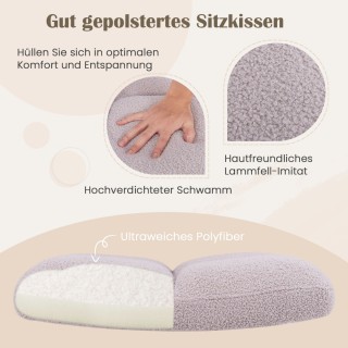 Costway Περιστρεφόμενη Καρέκλα Γραφείου με Ρόδες σε Ανοιχτό Γκρι Χρ... Costway Περιστρεφόμενη Καρέκλα Γραφείου με Ρόδες σε Ανοιχτό Γκρι Χρ...