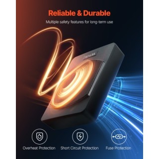 VEVOR 10 240W Υποκάθισμα Αυτοκινήτου Υπογούφερ Λεπτό Ενισχυμένο Σύσ...