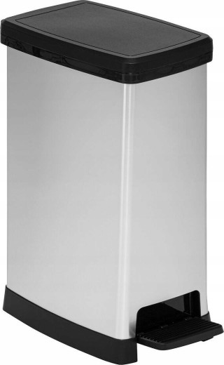 5Five Simply Smart  Πλαστικός Κάδος Απορριμμάτων με Πεντάλ 40L Slim...