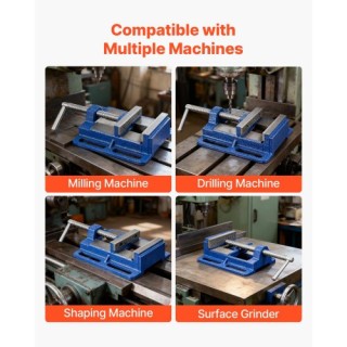 VEVOR Φορητή Μέγγενη Τρυπανιού 6 με Χυτοσίδηρη Κατασκευή για Ξυλουρ...