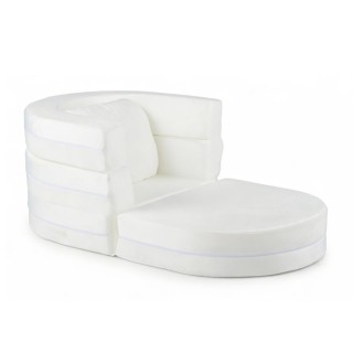 Costway Παιδικός καναπές-κρεβάτι 3 σε 1, πτυσσόμενος, με μαλακή αφρ...