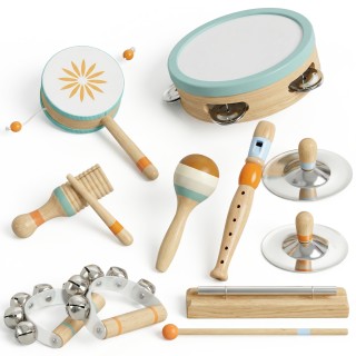 AIYAPLAY Μουσικά Όργανα για Παιδιά, Ξύλινο Σετ Κρουστών Montessori ... AIYAPLAY Μουσικά Όργανα για Παιδιά, Ξύλινο Σετ Κρουστών Montessori ...