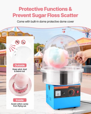 VEVOR Ηλεκτρική Μηχανή Μαλλιού Γριάς 1000W με Κάλυμα, Γαλάζια ZHSKU... VEVOR Ηλεκτρική Μηχανή Μαλλιού Γριάς 1000W με Κάλυμα, Γαλάζια ZHSKU...