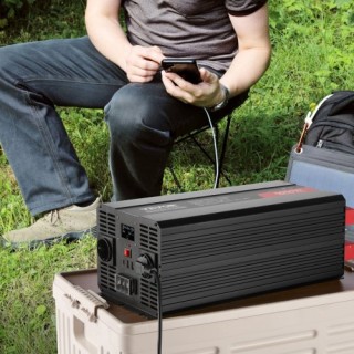 VEVOR Μετατροπέας Ισχύος 5000W DC12V σε AC120V με LCD Τηλεχειριστήρ... VEVOR Μετατροπέας Ισχύος 5000W DC12V σε AC120V με LCD Τηλεχειριστήρ...