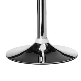 BAKAJI  Ρυθμιζόμενο Σκαμπό Κουζίνας από Ατσάλι και ABS με Περιστρεφ...