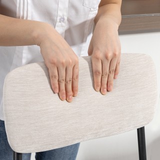 HOMCOM Σετ 2 Σκαμπό Μπαρ με Ψηλή Πλάτη, Υποπόδιο και Επένδυση από Σ... HOMCOM Σετ 2 Σκαμπό Μπαρ με Ψηλή Πλάτη, Υποπόδιο και Επένδυση από Σ...