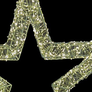 BAKAJI Μεταλλικό Τρισδιάστατο Αστέρι Χριστουγέννων με 2400 LED Ζεστ... BAKAJI Μεταλλικό Τρισδιάστατο Αστέρι Χριστουγέννων με 2400 LED Ζεστ...