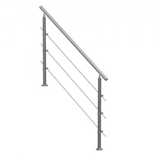 VEVOR  Κουπαστές 59in για Εξωτερικά Σκαλοπάτια με 3 Σταυρούς για Βε...