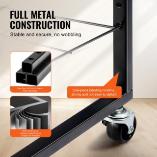 VEVOR Ράφι Στεγνώματος Τέχνης με 25 Αφαιρούμενα Ράφια και Ρόδες Μα... VEVOR Ράφι Στεγνώματος Τέχνης με 25 Αφαιρούμενα Ράφια και Ρόδες Μα...