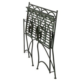 Galileo Πάγκος 2 θέσεων από σίδερο 113x55x96 cm πτυσσόμενος και εξο...