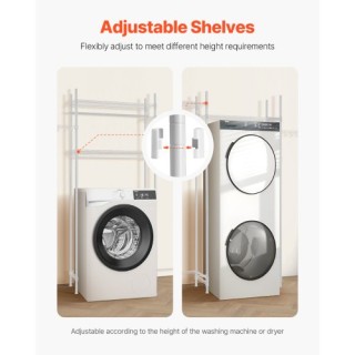 VEVOR Ράφι Αποθήκευσης Πλυντηρίου 4 Επιπέδων Λευκό LDXYJZJTJK2PMAVZ... VEVOR Ράφι Αποθήκευσης Πλυντηρίου 4 Επιπέδων Λευκό LDXYJZJTJK2PMAVZ...