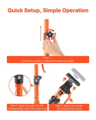 VEVOR Ρυθμιζόμενο Σύστημα Υποστήριξης Ντουλαπιών 2-Pack, 40-60 cm, ... VEVOR Ρυθμιζόμενο Σύστημα Υποστήριξης Ντουλαπιών 2-Pack, 40-60 cm, ...