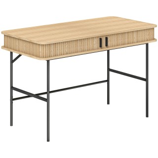 HOMCOM Γραφείο για Δωμάτιο και Γραφείο με Αυλακωτές Πόρτες, Ξύλο κ... HOMCOM Γραφείο για Δωμάτιο και Γραφείο με Αυλακωτές Πόρτες, Ξύλο κ...