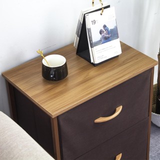 BAKAJI Συρταριέρα Κομοδίνο 2 Συρτάρια Ντουλάπι Ύφασμα 52 x 46Πx 3... BAKAJI Συρταριέρα Κομοδίνο 2 Συρτάρια Ντουλάπι Ύφασμα 52 x 46Πx 3...