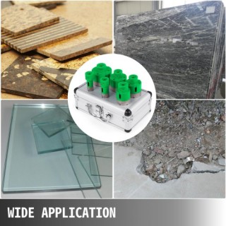 Σετ Διαμαντοτρύπανα VEVOR 6 τεμ. M14 για Πλακάκια & Γρανίτη QGJJGS... Σετ Διαμαντοτρύπανα VEVOR 6 τεμ. M14 για Πλακάκια & Γρανίτη QGJJGS...