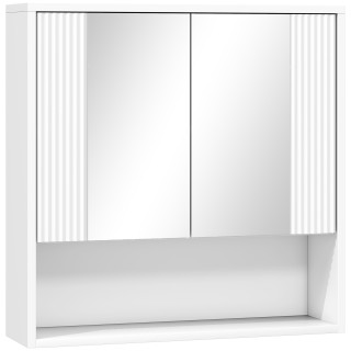 HOMCOM Επιτοίχιο Ντουλάπι Μπάνιου με Πόρτες Soft-Close και Ρυθμιζόμ... HOMCOM Επιτοίχιο Ντουλάπι Μπάνιου με Πόρτες Soft-Close και Ρυθμιζόμ...