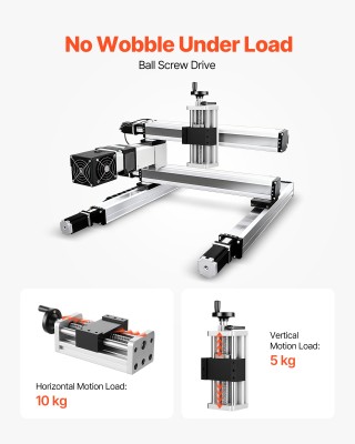 VEVOR Ακτινωτός Ενεργοποιητής 100 mm, Υψηλής Ακρίβειας Σφαιρικός Κο...
