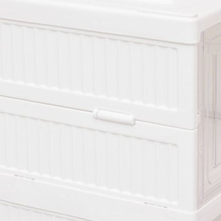 5FIVE Simply smart Πτυσσόμενη Λευκή Παπουτσοθήκη 25.5 x 35.5 x 108 ...