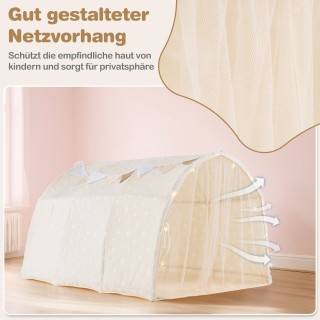 Costway Παιδική Σκηνή Κρεβατιού με Φωτεινά Αστέρια, Δικτυωτές Κουρτ... Costway Παιδική Σκηνή Κρεβατιού με Φωτεινά Αστέρια, Δικτυωτές Κουρτ...