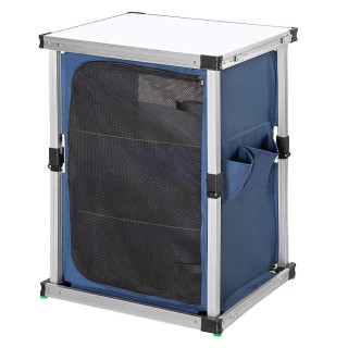 BAKAJI Πτυσσόμενο Ντουλάπι Κατασκήνωσης με 3 Ράφια, 51 x 60 x 80 cm...