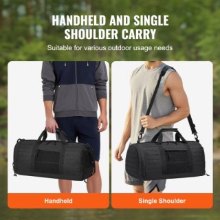 VEVOR  Τακτική Τσάντα Γυμναστηρίου 45L με Σχέδιο Molle & Θήκη Παπου...