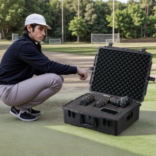 VEVOR Αδιάβροχη Σκληρή Θήκη 2.4 Cu.ft με Χειρολαβές και Αφρό  FFYST...