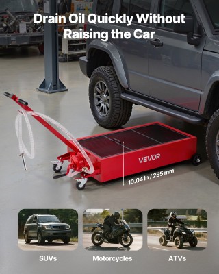 VEVOR Οριζόντια Κάσα Στραγγίσματος Λαδιού 75.7 L με Χειροκίνητη Αντ... VEVOR Οριζόντια Κάσα Στραγγίσματος Λαδιού 75.7 L με Χειροκίνητη Αντ...