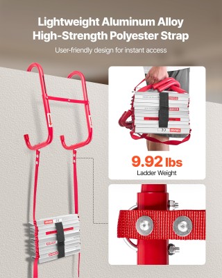 VEVOR Πτυσσόμενη Σκάλα Διαφυγής Έκτακτης Ανάγκης 2 Ορόφων 13FT XFTS... VEVOR Πτυσσόμενη Σκάλα Διαφυγής Έκτακτης Ανάγκης 2 Ορόφων 13FT XFTS...