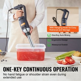 Επαγγελματικός Ραβδομπλέντερ VEVOR 350W για Σούπες & Σάλτσες ZXSCJ... Επαγγελματικός Ραβδομπλέντερ VEVOR 350W για Σούπες & Σάλτσες ZXSCJ...