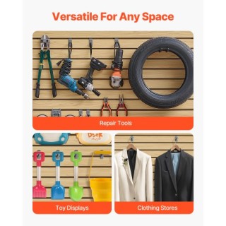 VEVOR Πάνελ SlatWall 4x4 ft MDF Φυσικό για Γκαράζ με Μοντέρνο Σχεδι... VEVOR Πάνελ SlatWall 4x4 ft MDF Φυσικό για Γκαράζ με Μοντέρνο Σχεδι...