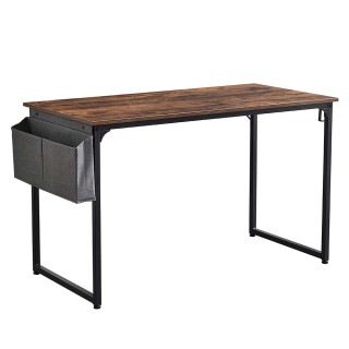 BAKAJI  Γραφείο Τραπέζι Υπολογιστή Ξύλο Μέταλλο με Οργανωτή 120 x 6...